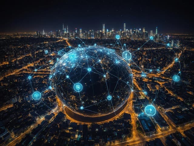 AI 搜索与 GEO 可视化示意